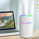 Portable Colorful Mini USB Car Humidifier Mist Maker Air Purifier (White)