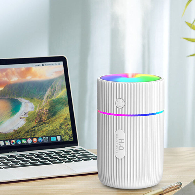 Portable Colorful Mini USB Car Humidifier Mist Maker Air Purifier (White)