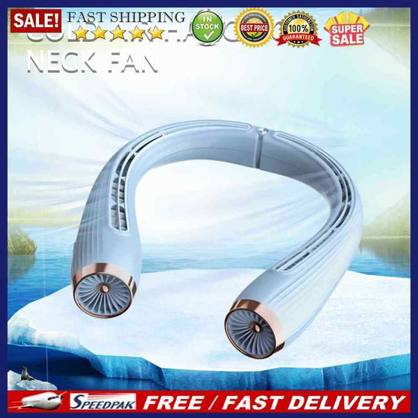 Portable Cooler Mute Air Cooling 3 Speed Wearable Mini for Outdoor Travel Sports