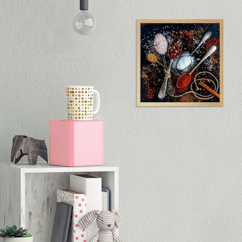 5D DIY Full Drill Diamond Painting Spice Cross Stitch Embroidery Mosaic Kit