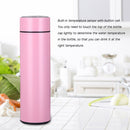 500ml Double-Layer Intelligent Temperature Insulation Water Bottle (Pink) Newly