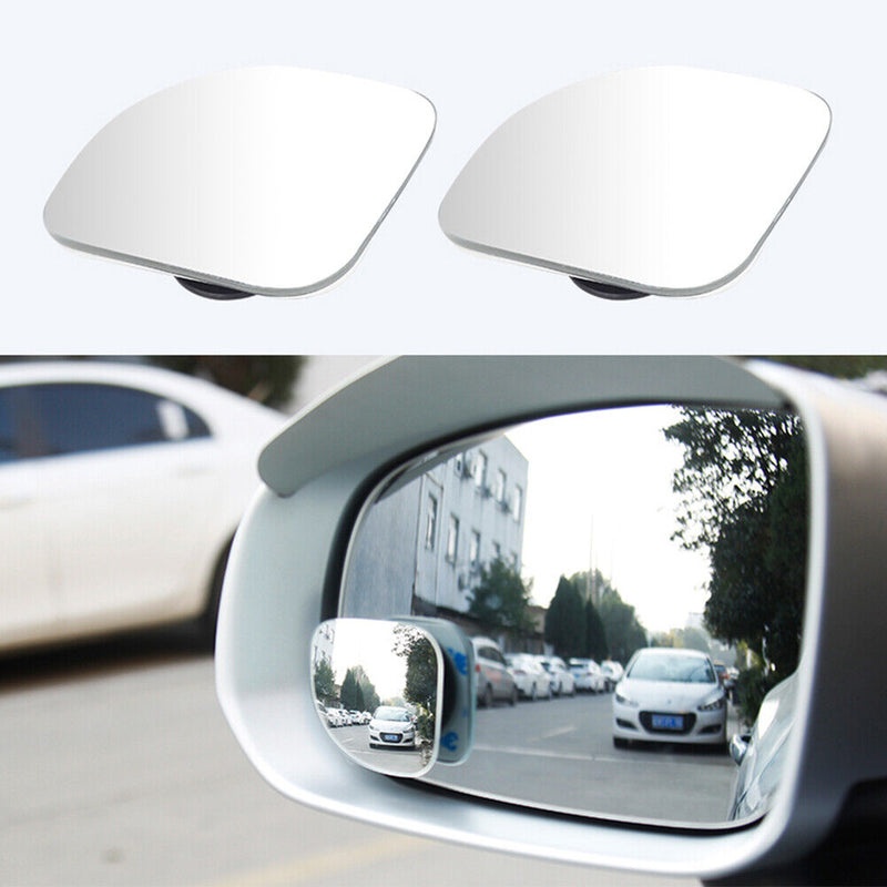 2pcs 360 Degree HD Blind Spot Mirror Adjustable Convex Car Rearview Auxilia