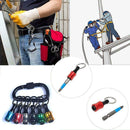 6x Quick Release Screwdriver Bits Holder Set With Keychain 1/4inch Hex K8V0