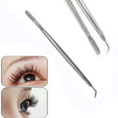 Make-up Lash Separator Portable Metal Eyelash Brush Stainless steel Comb: