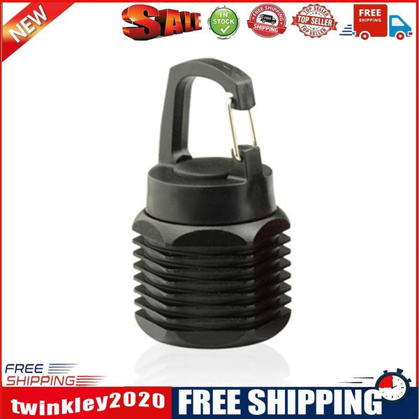 COB LED Mini Outdoor Camping Carabiner Flashlight 80lm Floodlight (Black)