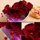 Jewelry Crystal Hair Combs Red Flower Hair Pin  Bridal Clips Bridesmaid Tiara
