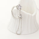 Women Men Party Jewelry Chain Rings Open Finger Rings Multi-layer Punk Rings