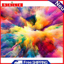 DIY Paint By Number Kit Colorful Clouds Abstract Acrylic Paint Gift Decor Art