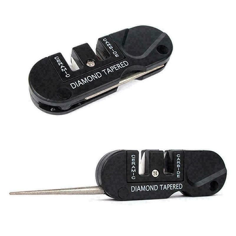 Best Outdoor Pocket Tool Sharpener Diamond Tapered Rod Tool Carbide J0U2 K7E3