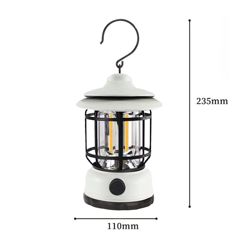 800mAh LED Hanging Camping Lantern Portable Outdoor Hiking Tent Decoration Li