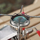 Camping Gas Stove Windscreen Stand Ring Energy Saving Heat Resistant Cover Newly