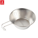 300ML Camping Sierra Bowl Stainless Steel Hanging Shira Cup Tableware (1pc