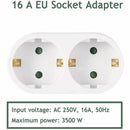 Travel Plugs European Conversion Plug 1 to 2 Way Socket Adapter EU Standard