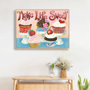 DIY Drill Point Handicraft Cartoon Cupcake Rhinestone Craft Diamond Painting Kit