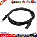 10ft 3.5mm 1/8 Stereo Audio Aux Headphone Cable Extension Cord Male to Fem Newly