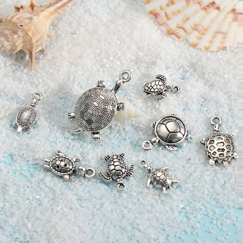 Decorative Making Findings Sea Turtle Pendant Pretty Beads Tortoise Charms