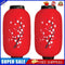 Plum Long Cloth Lampion Blossom Sushi Restaurant Hanging Lantern Lamp (Red)