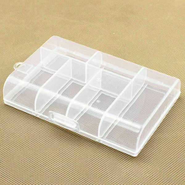 Portable Plastic 6-Compartment Storage Container Small Y4S0 Case F6E4