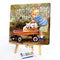 Frameless Oil Paint By Numbers Boy Car DIY Canvas Picture Craft for Home