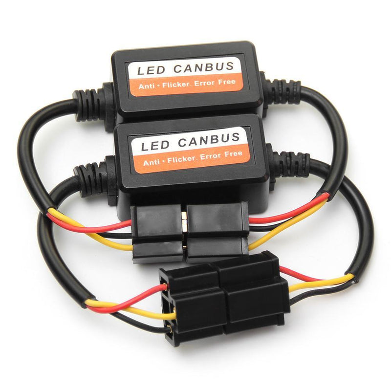 1 Pair H4 LED Headlight Canbus Decoders Error Free Anti Flicker Resistor