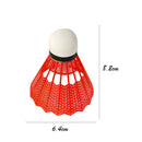 #A 12pcs Plastic Badminton Balls Lightweight Badminton Shuttlecock Outdoor Suppl