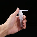 Empty Transparent Plastic Spray Bottle Makeup Powder Container Travel Sprayer