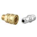 NPT 3/8 Quick Connect Fitting Coupling Connector Adapter Set for Pressure Washer