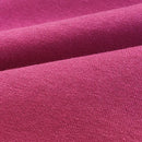 Summer Half Sleeve Long T-shirt Candy Color Loose Women Tops (Rose Red L)