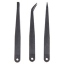 Jakemy 3pcs Antistatic Tweezers Set Triad Repair Repair Tool Kit