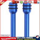 2pcs Universal Aluminum Interior Door Lock Knob Pins for Car Truck (Blue) Newly