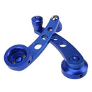 2pcs Aluminum Alloy Car Window Handle Winder Riser Replacement(Blue) Newly