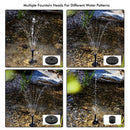Aquarium Oxygen Pump USB Charging Pool Pond Aerator Solar Powered Oxygenator