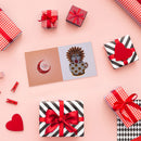Cat Greeting Cards Special Shaped Bright Drill Diamond Painting DIY Cartoon Kit