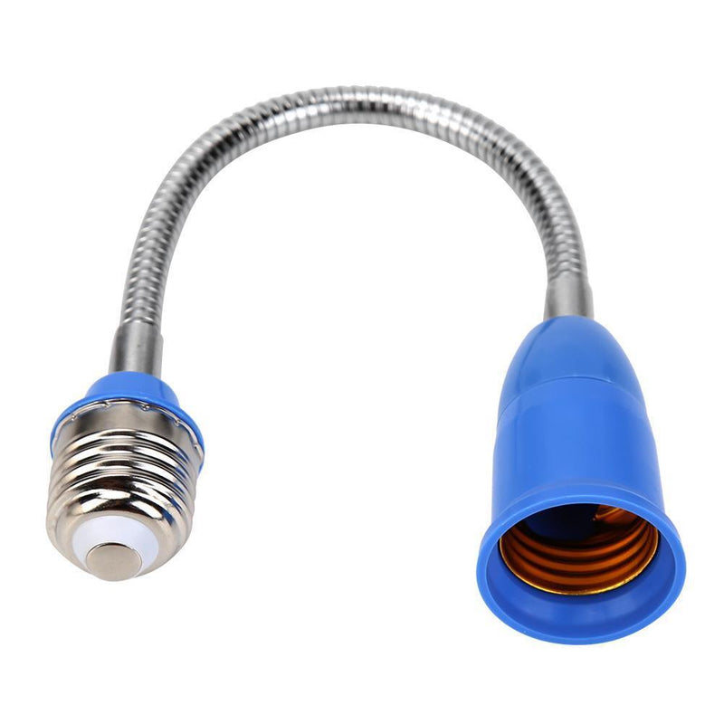 5pcs E27 LED Holder Universal Flexible Extension Lamp Socket(Blue)