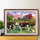 Farm Cow DIY Diamond Painting Kits Full Round Drill Home Wall Decor Art Craft