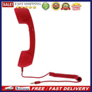 Retro Anti-radiation Phone Call Receiver 3.5 MM Socket Handset (Red)
