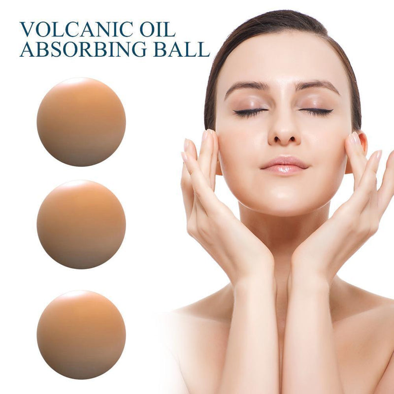 Oil Absorbing Volcanic Roller Ball 5pcs Reusable Facial Skin Care Tool
