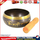 Yoga Meditation Bowl Handmade Bronze Chime Buddha Sound Bowl (9.5cm) Newly
