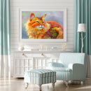 DIY Full Round Drill Diamond Painting Lucky Cat Handmade Room Decor Art Craft