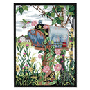 Partial Embroidery DIY Morning Glory 14CT Print Kit Cross Stitch Home Decoration