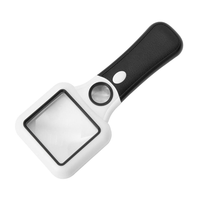 Illuminated Magnifier Optical Instrument with Light UV Lamp Reading Magnifier