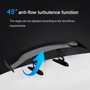 Car Styling Tail Wing Decoration Air Deflector Rear Trunk Spoiler (Black)
