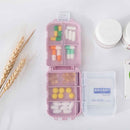 Pill Box Splitter Lattices Portable Tablet Medicine Holder Travel Organizer C