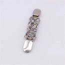 Flower Pattern Duck Clip Clasps Cardigan Clip Shawl Brooch Sweater Blouse Pin