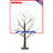 Birch Tree Lighted Battery Powered 24 LED Warm White Light up Fairy Tree Lamp