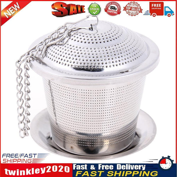 Stainless Steel Tea Infuser Loose Leaf Tea Strainer Herbal Spice Filter Newly