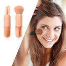 4 in 1 Makeup Brushes Set Telescopic Blush Eyeshadow Cosmetics Brush Tools