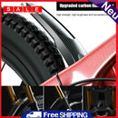 2 pieces MTB bicycle front wheel rear fender fender with ties ride