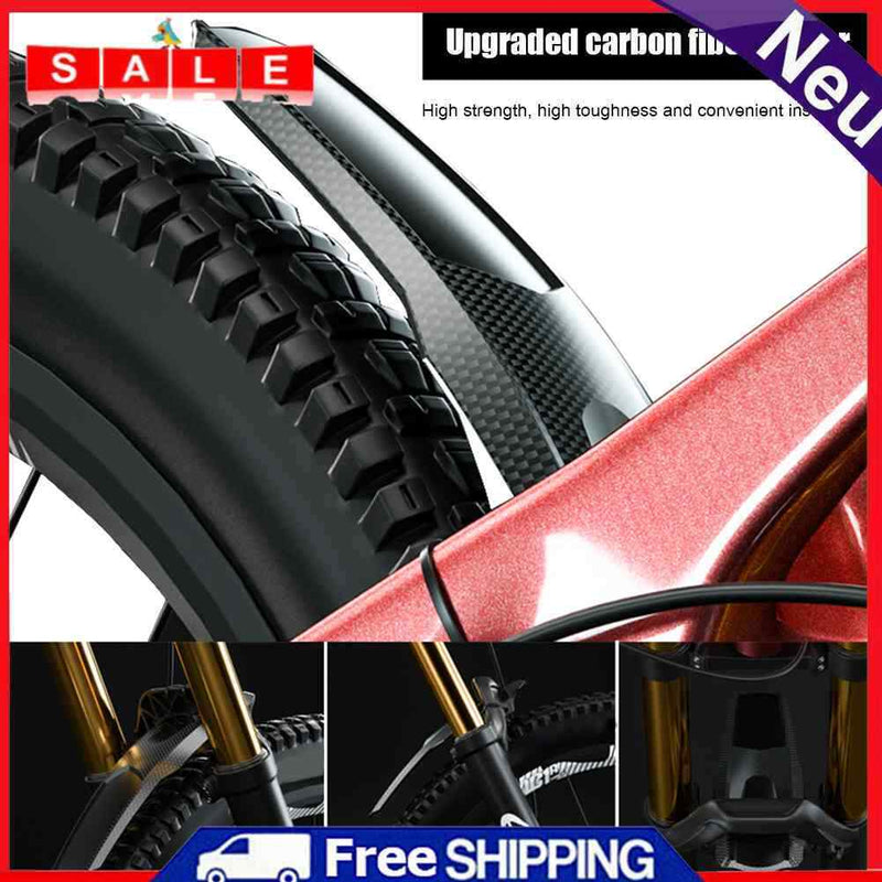 2 pieces MTB bicycle front wheel rear fender fender with ties ride