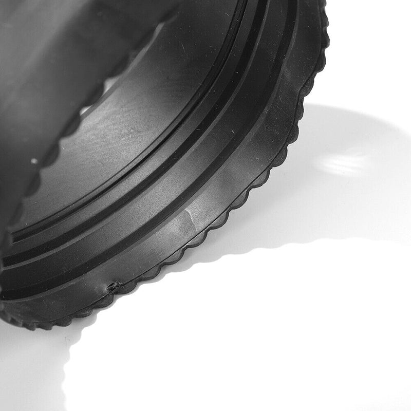 2pcs 6.5in Waterproof Car Speaker Covers Soft Silicone Horn Spacer (Black) Newly